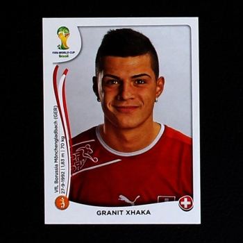 Brasil 2014 Nr. 349 Panini Sticker Xhaka