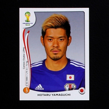 Brasil 2014 Nr. 254 Panini Sticker Yamaguchi