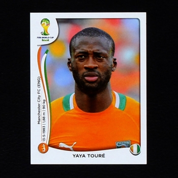 Brasil 2014 Nr. 231 Panini Sticker Yaya Toure