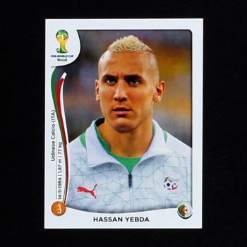 Brasil 2014 Nr. 593 Panini Sticker Hassan Yebda