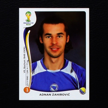 Brasil 2014 Nr. 446 Panini Sticker Adnan Zahirovic