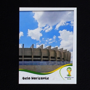 Brasil 2014 Nr. 009 Panini Sticker Stadion Belo 2