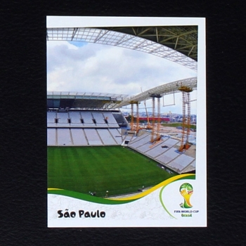 Brasil 2014 Nr. 031 Panini Sticker Stadion Sao Paulo 2