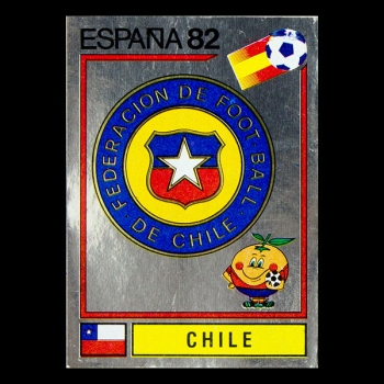 Espana 82 Nr. 146 Panini Sticker Chile Wappen