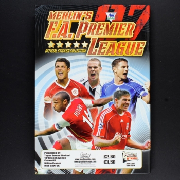 FA Premier League 2007 Merlin sticker album complete