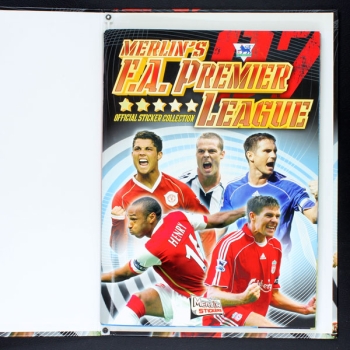 FA Premier League 2007 Topps Sticker Album komplett