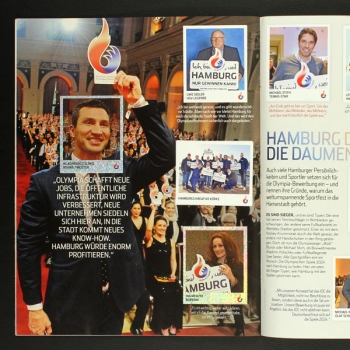 Hamburg 2024 Panini Sticker Album komplett