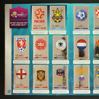 Euro 2012 Het Toernooi Panini Sticker Album komplett