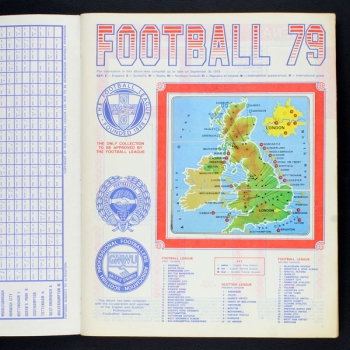 Football 79 Panini Sticker Album komplett