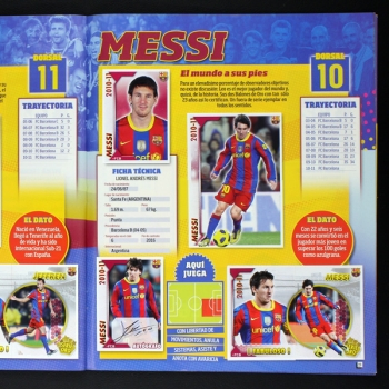 FC Barcelona 2011 Panini Sticker Album komplett