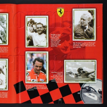 Ferrari Panini Sticker Album komplett