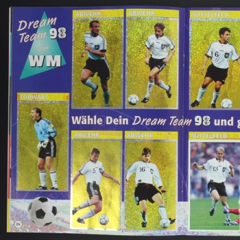 WM 98 Panini Sticker Album komplett