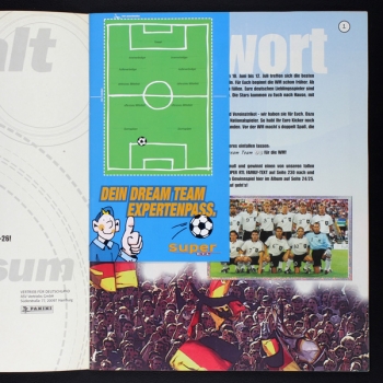 WM 98 Panini Sticker Album komplett