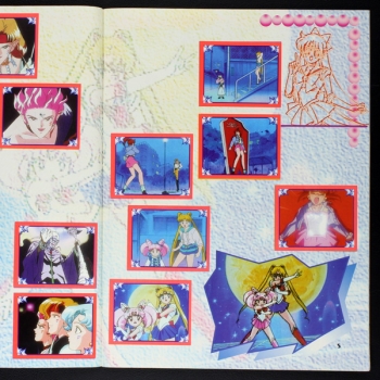 Sailor Moon Neue Serie Merlin Sticker Album komplett