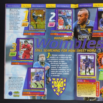 Premier League 98 Kick Off Merlin Sticker Album komplett