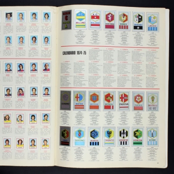 Calciatori 1974 Panini Sticker Album komplett