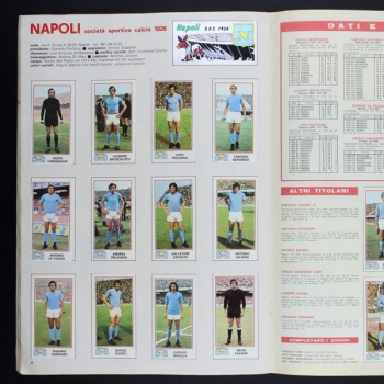 Calciatori 1974 Panini Sticker Album komplett