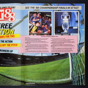 Soccer 88 Daily Mirror Sticker Album komplett