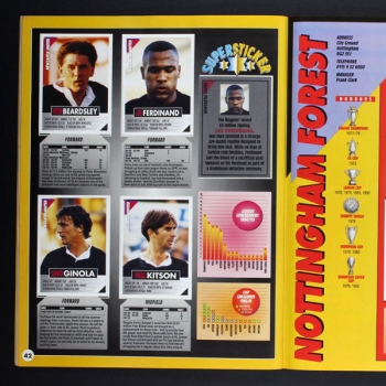 Super Players 96 Panini Sticker Album komplett