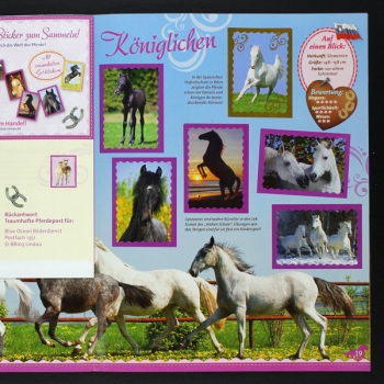 Traumpferde Blue Ozean Sticker Album komplett