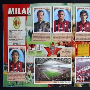 Calcio Coppe 1996 Panini Sticker Album komplett