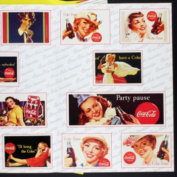 The World of Coca Cola Panini Sticker Album komplett