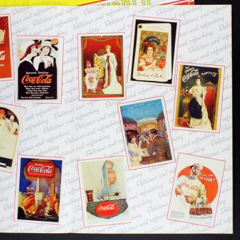 The World of Coca Cola Panini Sticker Album komplett