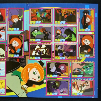 Kim Possible Panini Sticker Album komplett