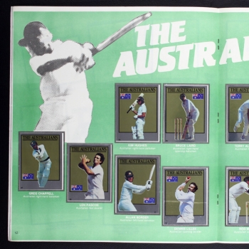 Cricket Panini sticker album complete