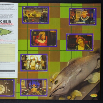 Shrek 2 Panini Sticker Album komplett