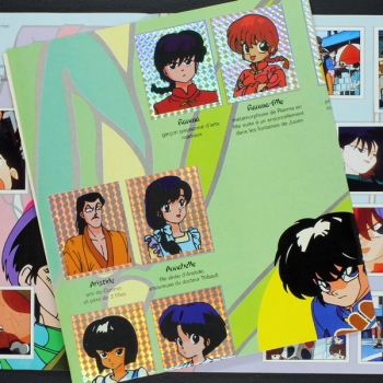 Ranma Panini Sticker Album komplett - F