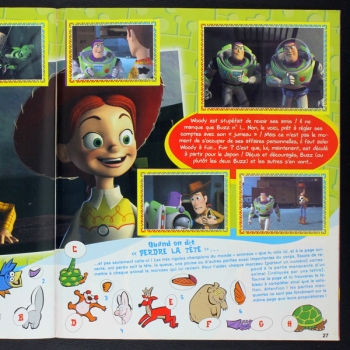 Toy Story 2 Panini Sticker Album komplett - F