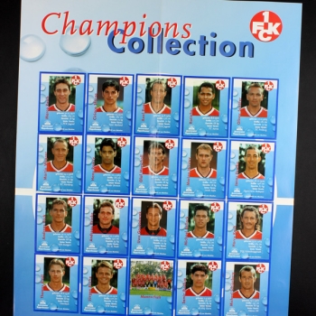 1FCK Champions Collection 1999 Schwarzwaldperle Poster komplett