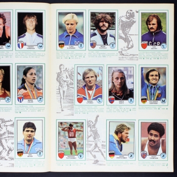 Sport Superstars 82 Panini sticker album complete