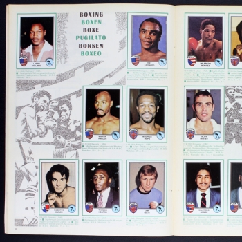 Sport Superstars 82 Panini sticker album complete