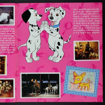 101 Echte Dalmatiers Panini sticker album complete - NL