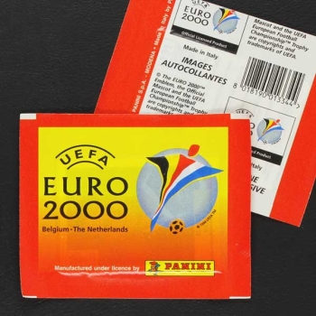 Euro 2000 Panini Sticker Tüte Variante Querformat