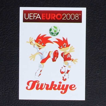 Euro 2008 Nr. 124 Panini Sticker Türkiye Maskottchen