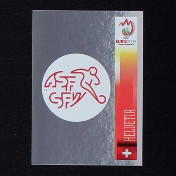 Euro 2008 Nr. 051 Panini Sticker Wappen Helvetia