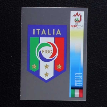 Euro 2008 No. 285 Panini sticker Badge Italia