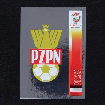 Euro 2008 Nr. 233 Panini Sticker Wappen Polska