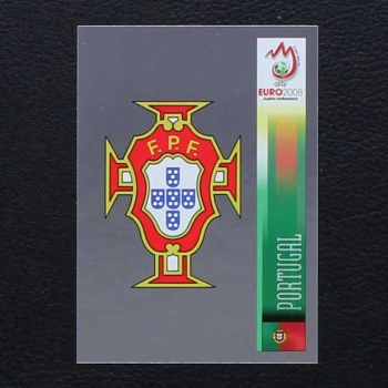 Euro 2008 Nr. 103 Panini Sticker Wappen Portugal