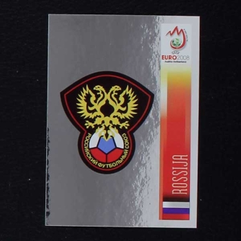 Euro 2008 Nr. 441 Panini Sticker Wappen Rossija