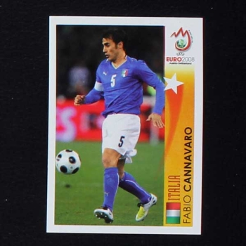 Euro 2008 No. 471 Panini sticker Cannavaro in Action