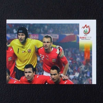 Euro 2008 Nr. 074 Panini Sticker Ceska Republika Team 2