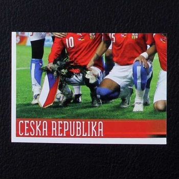 Euro 2008 Nr. 075 Panini Sticker Ceska Republika Team 3