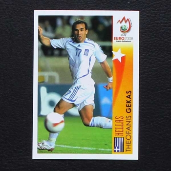 Euro 2008 Nr. 508 Panini Sticker Gekas in Action