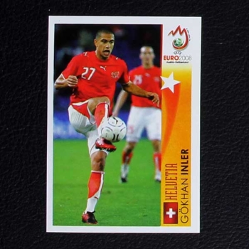 Euro 2008 Nr. 485 Panini Sticker Inler in Action