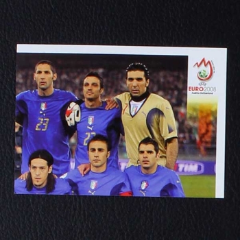 Euro 2008 No. 282 Panini sticker Italia Team 2