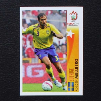 Euro 2008 Nr. 477 Panini Sticker Mellberg in Action